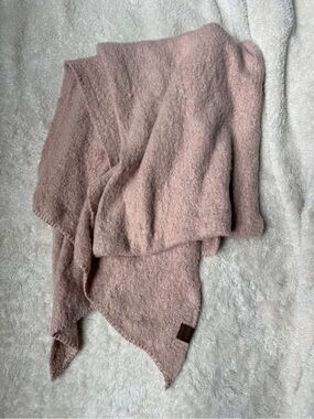 C.C Blush Pink Cozy Knit Wrap Scarf